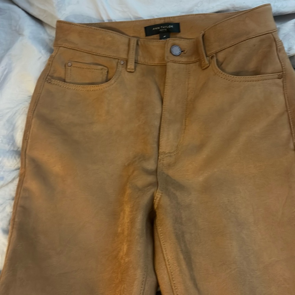 Soft skinny camel color pants